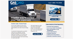 Desktop Screenshot of gascard.com